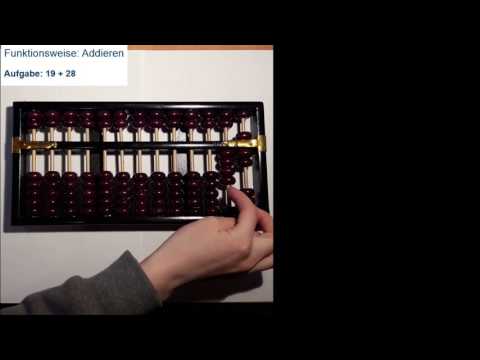 Der Abakus II - Addieren und Subtrahieren