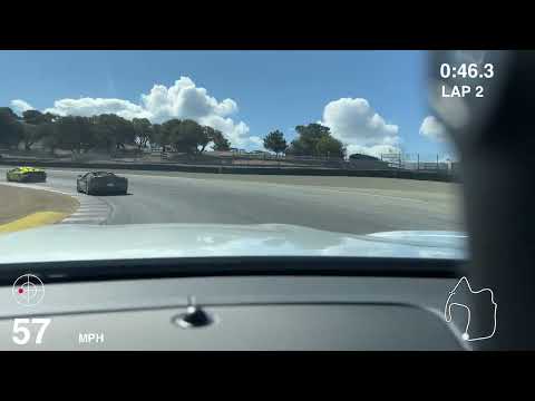 Fun with F430 at Laguna Seca