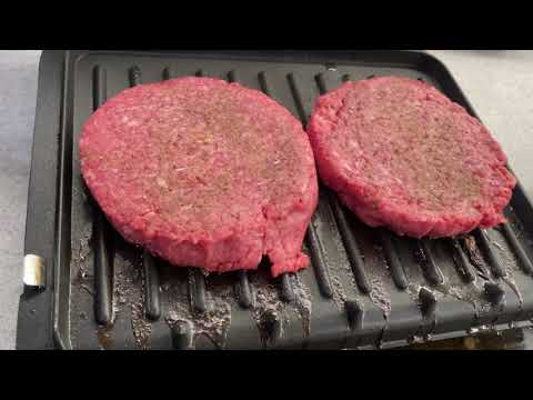 Wagyu Burgers on a Pretzel Bun