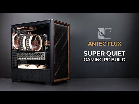 Quiet Noctua Gaming PC Build | NH-D15 G2 | Antec Flux | 9800X3D &amp; RX 9070 XT | T-Create Expert