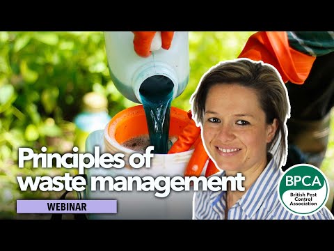 Principles of waste management for pest professionals