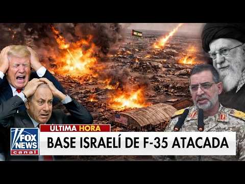 Base israelí de F-35 atacada: misiles iraníes golpean Nevatim y causan grandes pérdidas