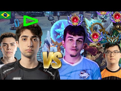 A LOT OF MECHANICS!! LOUD Mago vs 4 MONO CHAMPIONS and a PRO PLAYER in HIGH ELO BR