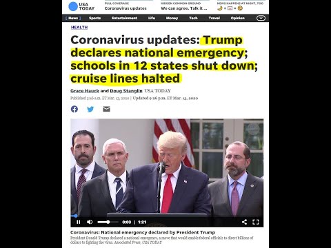 03/13/2020 - COVID-19 Coronavirus Update - The global news stories that explain the new numbers