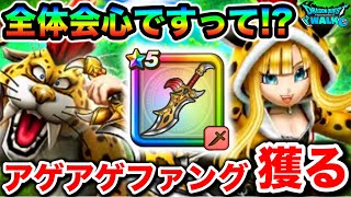 【ドラクエウォーク】全体会心暴走アゲアゲのゲレゲレファング！！周年前最後のガチャに挑む女！！