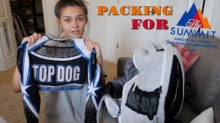 PACKING FOR SUMMIT! MY LAST CHEER COMPETITION!