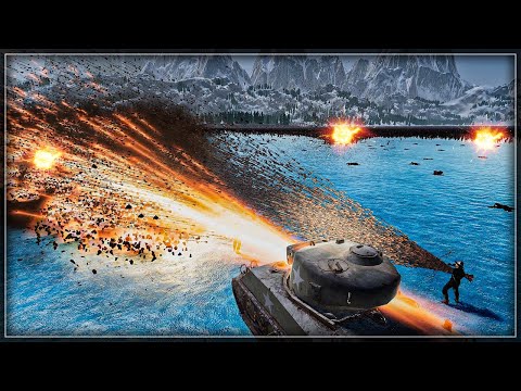 Super Sherman And Archers Surrounded By 1 Million Mongols - Ultimate Epic Battle Simulator 2