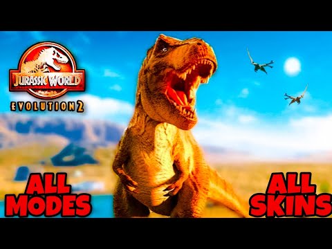NEW MODES NEW DINOSAURS - C'MON !! JOIN US ✔️  ENJOY IT👍 \ JURASSIC WORLD EVOLUTION 2 / [4K 60FPS]