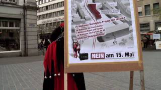 preview picture of video 'Pressekonferenz Komitee vernünftiger Marktplatz St. Gallen'