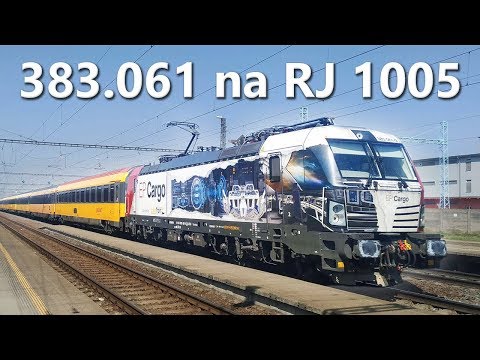 Vláčkaři jsou u toho | EP Cargo 383 061-9 na RJ 1005 v žst. Štěpánov (13. 4. 2020)