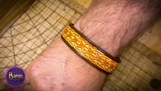 How to Make a leather bracelet. Fun and simple!