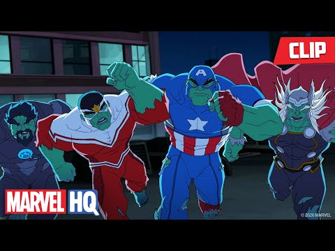 The Avengers Hulk Out 💥🟢 | Marvel's Avengers Assemble | @MarvelHQ
