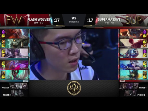 [2017 S7 MSI] Play-In - FW vs SUP - Game 3 - League of Legends - Flash Wolves vs SuperMassive eSport