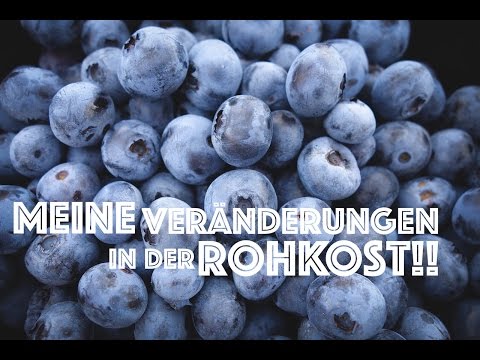 Meine Veränderungen in der Rohkost seit Beginn!
