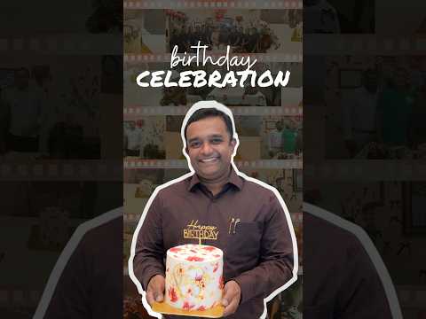 A surprise celebration for Dr. Thomas Nechupadam 🎉