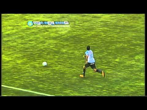 Cinco toques y gol. Sarmiento 0 Gimnasia 1 . Fecha 6. Torneo Primera B Nacional. FPT