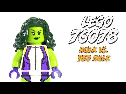LEGO Speed Build and Review of Hulk vs. Red Hulk (Set 76078)