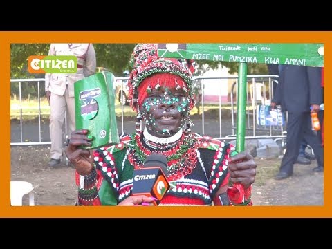 An estimated 50,000 people attended Moi's burial