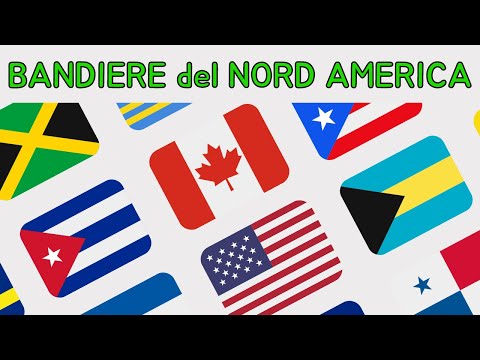 🌎 Bandiere del Nord America 4/6 - Scopri Tutte le Bandiere del Mondo