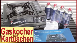 Gaskocher Campingkocher mit Kartuschen [ Test ] Mobiles Kochen bei Stromausfall 