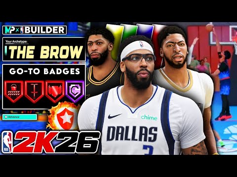 The Most Realistic DEFENSIVE Anthony Davis "The Brow" Build in NBA 2K26 *Optimized To Last All Year*