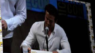 Green Lantern 2010 San Diego Comic-Con Ryan Reynolds recites Green Lantern oath for little kid