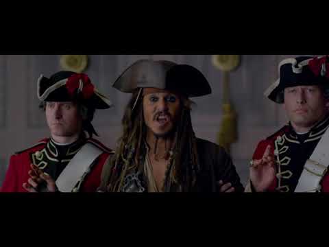 Jack Sparrow meets king George II of Great Britain - Royal Palace Scene -Pirates Of The Caribbean 4
