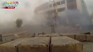 preview picture of video 'Syria. Jobar Power attack of tanks on west - Part 1'