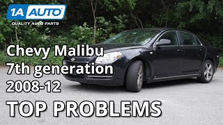 Top 5 Problems Chevy Malibu Sedan 7th Generation 2008-2012