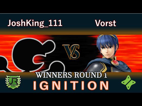 Ignition #147 WINNERS ROUND 1 - JoshKing_111 (Game n Watch) vs Vorst (Marth, Fox)