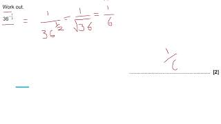 Work.out.36^(-1/2).GCSE.Maths.Negatie.Fractional.Indices.2025.Content