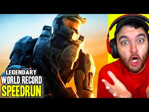 WORLD RECORD "HALO 3" LEGENDARY ANY% SPEEDRUN... HOLY CRAP!