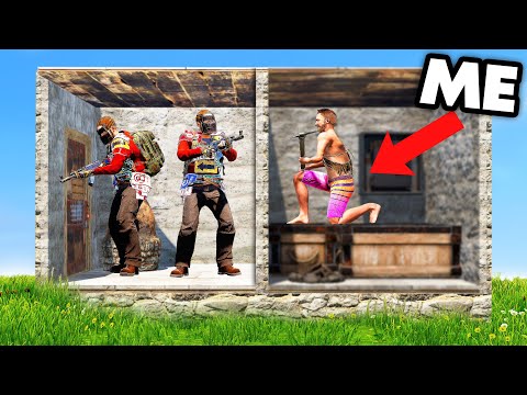 I Built a Secret Wall Bunker in Vanilla Rust