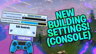 the best fortnite building sensitivity for controller new building sensitivity setting ps4 xbox - best building settings fortnite ps4