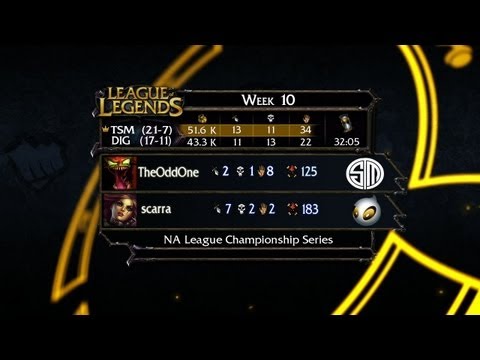 Recap: TSM v DIG - LCS 2013 NA Spring W10D3