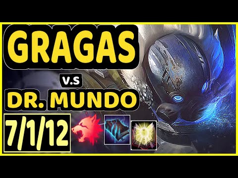 AHAHACIK (GRAGAS) vs DR. MUNDO - 7/1/12 KDA JUNGLE CHALLENGER GAMEPLAY - EUW
