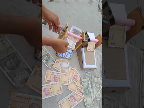 “Magic Money Machine – DIY Cardboard ATM Trick” #cardboardproject #machinetools #newtechnology