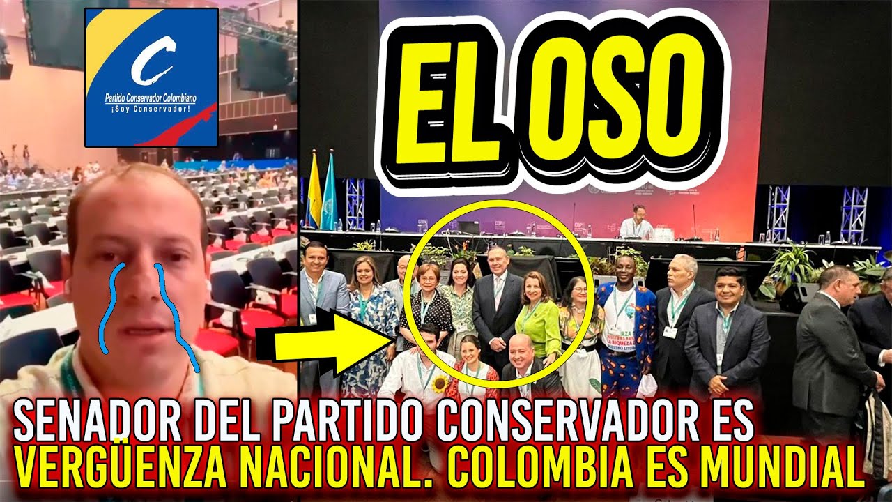 SENADOR DEL PARTIDO CONSERVADOR ES VERGüENZA NACIONAL. QUEDÓ COMO UN C*U*L*0