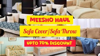 Sofa Covers/Throws Haul: MEESHO FINDS