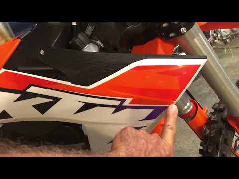 The all new 2023 KTM 250f walk around review