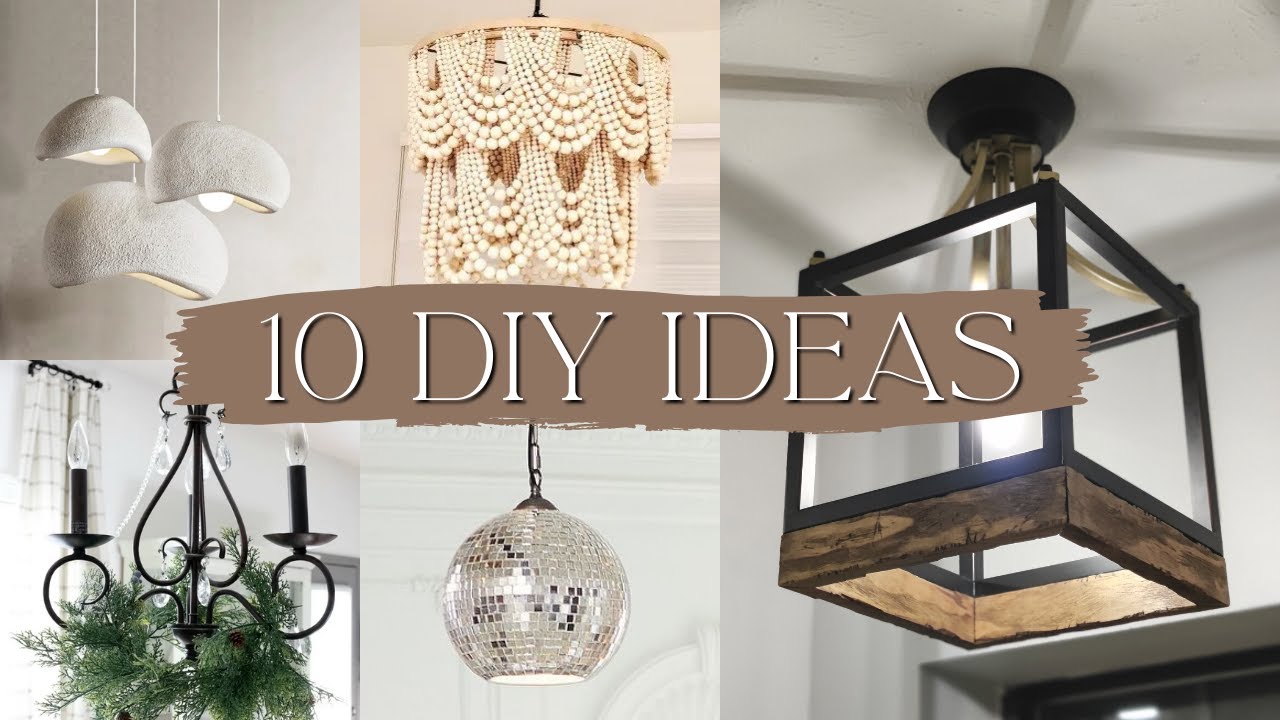 How to Build DIY Light Fixtures That Make Your Home SHINE!💡✨
