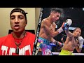 MARIO BARRIOS SAYS GERVONTA DAVIS HAS GREAT BOXING IQ; CREDITS FANS FOR HELPING HIM THRU DAVIS LOSS