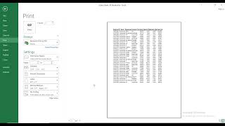 How to Print Excel Sheet on One Page