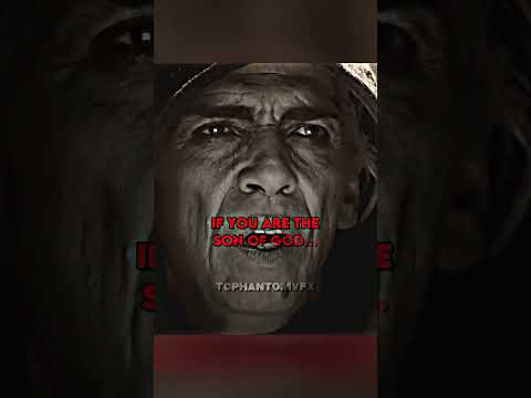 Jesus encounters satan in the desert 😔