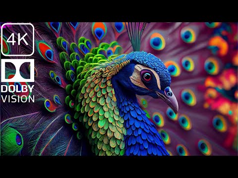 Peacock 4K UHD(4K UHD) - - 4K Video HD Paradise of Birds Scenic Wildlife Film 4K Ultra Relaxing