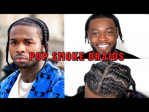 Pop Smoke Braids (ZIP-ZAG) | Easy Hairstyle for Black Men