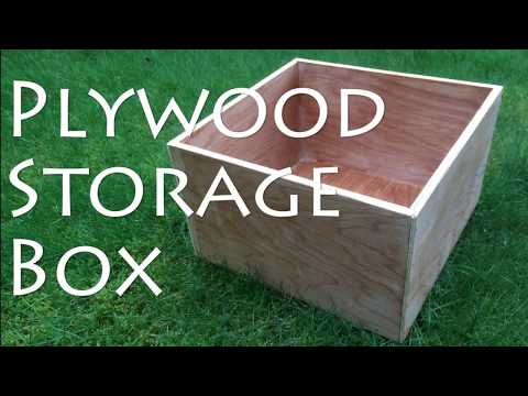 How to make a Plywood Storage Box