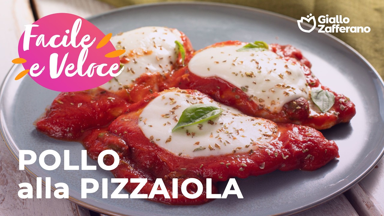 POLLO alla PIZZAIOLA - la ricetta salvacena definitiva🍅