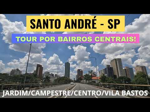 SANTO ANDRÉ: Driving Through Central Neighborhoods on Christmas Day!