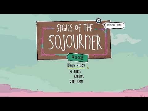 Signs of the Sojourner Prologue a super interesting deck building Story game